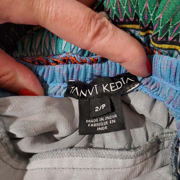 Anthropologie Tanvi Kedia NWOT Sunset District Beaded Maxi Dress Womens Size 2P - Picture 13 of 16